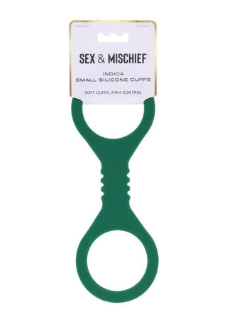 Sex & Mischief Indica Silicone Cuffs - Small - Green