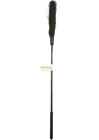 Sex & Mischief Rubber Tickler - Black