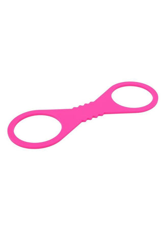Sex & Mischief Silicone Cuffs - Small - Hot Pink