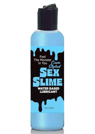 Sex Slime Cum Styled Water Based Lubricant - Blue - 4oz