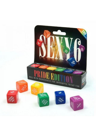 Creative Conceptions Sexy 6 Couples Dice Game - Pride Edition