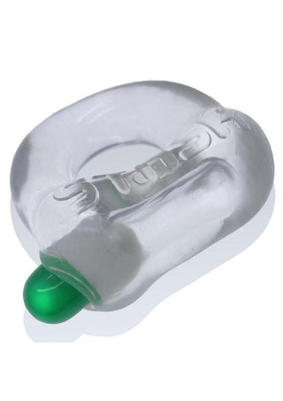 Oxballs - STASH Cockring w/ aluminum capsule insert - clear