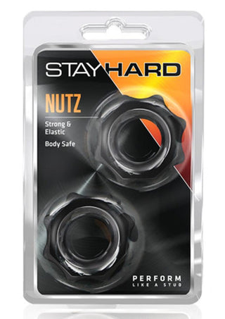Stay Hard Nutz Cock Ring - Red