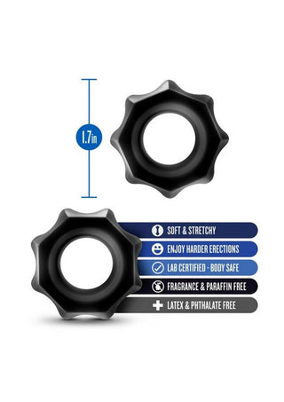 Stay Hard Nutz Cock Ring - Red