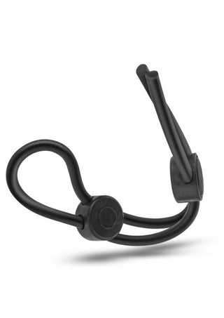 Stay Hard Silicone Double Loop Cock Ring Adjustable Cock Tie - Red