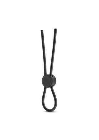 Stay Hard Silicone Loop Cock Ring Adjustable Cock Tie - Blue