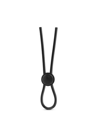 Stay Hard Silicone Loop Cock Ring Adjustable Cock Tie - Red