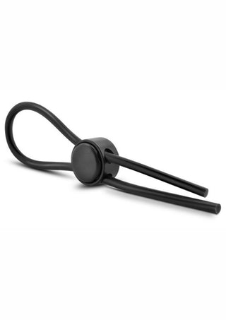 Stay Hard Silicone Loop Cock Ring Adjustable Cock Tie - Red