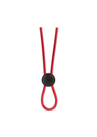 Stay Hard Silicone Loop Cock Ring Adjustable Cock Tie - Blue