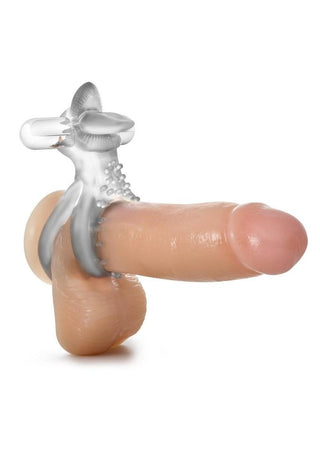 Stay Hard Vibrating Tongue Ring - Blue