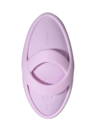 Svakom Echo 2 App Compatible Rechargeable Silicone Heated Finger Vibrator - Blue