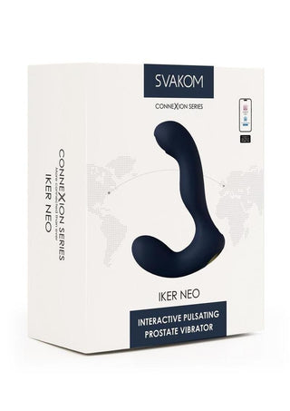 Svakom Iker Neo Rechargeable Silicone App Compatible Prostate Vibrator