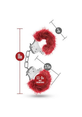 Temptasia - Plush Fur Cuffs - Black