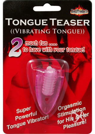 Tongue Teaser Silicone Oral Vibrator Purple
