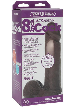 Vac U Lock UR3 Dildo 6â€ - Tan