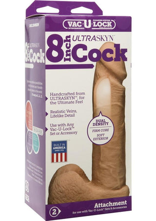 Vac U Lock UR3 Dildo 6â€ - Tan