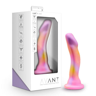 Avant - Sun's Out Pink - 7 Inch Curved Dildo