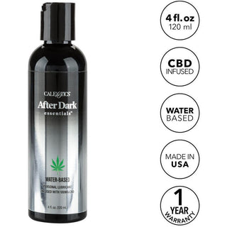 After Dark Essentials - Water-Based Personal Lubricant Infused with CBD 4oz - Circus of Books