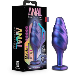 Anal Adventuers - Matrix - Bumped Bling Silicone Plug - Circus of Books
