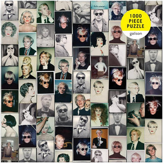 Andy Warhol Selfies 1000 Piece Puzzle in a Square Box - Circus of Books