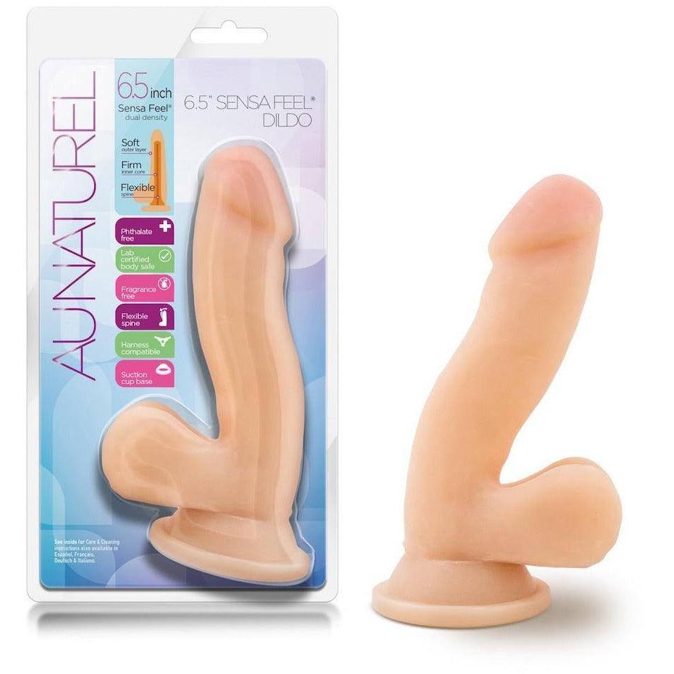 Au Naturel - Sensa Feel Dildo 6.5" - Vanilla Circus of Books Au Naturel - Sensa Feel Dildo 6.5" - Vanilla Circus of Books