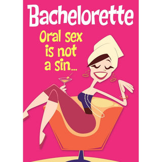 Bachelorette Oral Sex Greeting Card - Circus of Books