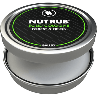 Ballsy Nut Rub Solid Cologne - Forest & Fields 1oz - Circus of Books