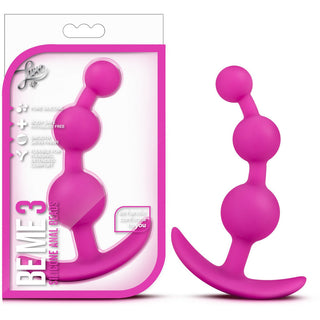 Blush Luxe - Be Me 3 - Silicone Anal Beads Pink - Circus of Books