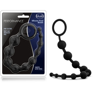 Blush - Performance - Silicone Anal Beads - Black - Circus of Books