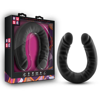 Blush Ruse - Silicone Double Dong 18" - Black - Circus of Books