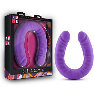 Blush Ruse - Silicone Slim Double Dong 18" - Purple - Circus of Books