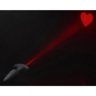Booty Sparks - Laser Heart Rechargeable Silicone Anal Plug with Remote Control - Medium - Circus of Books