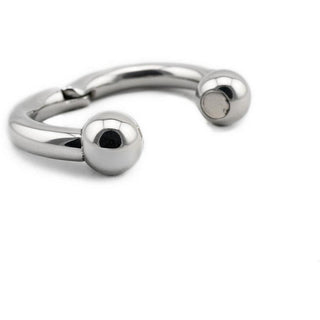 Bullnose Barbell Magnetic Cockring (10mm Thick) - Circus of Books