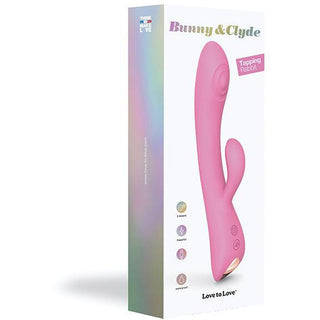 Bunny & Clyde - Rechargeable Silicone Rabbit Vibrator - Pink Passion - Circus of Books