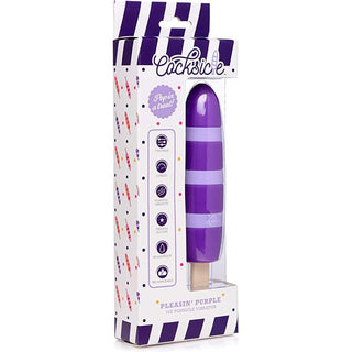 Cocksicle - Pleasin' Purple 10X Popsicle Vibrator - Circus of Books