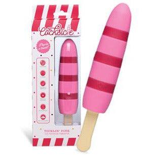 Cocksicle - Ticklin' Pink 10X Popsicle Vibrator - Circus of Books