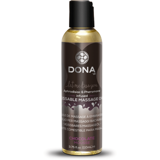 Dona - Chocolate Mousse - Aphrodisiac & Pheromone Infused Kissable Massage Oil 3.75oz - Circus of Books