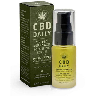 Earthly Body - CBD Daily Triple Strength Soothing Serum 0.67oz - Circus of Books