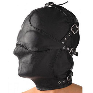 Face Mask - Blindfold $ Muzzle - Leather - Circus of Books