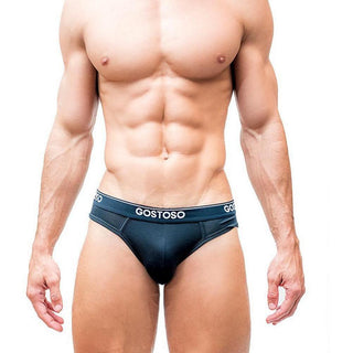 Gostoso Underwear - Solid Brief Black Underwear - Circus of Books