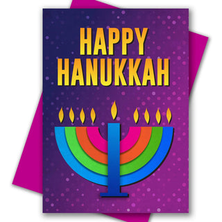 Happy Gay Hanukkah Card (Queer, LGBTQ) - Circus of Books