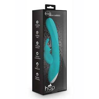 Hop - Rave Rabbit Plus Rechargeable Silicone Vibrator - Green - Circus of Books