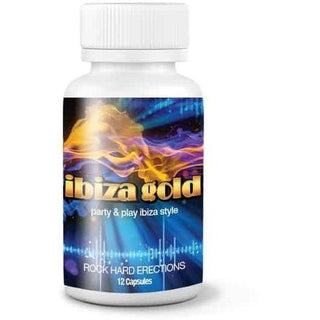 Ibiza Gold 3D 12 Pill Bottle - Circus of Books
