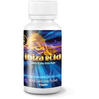 Ibiza Gold 3D 6 Pill Bottle - Circus of Books
