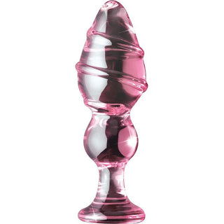 Icicles No 27 Textured Anal Plug 5.75" - Pink - Circus of Books