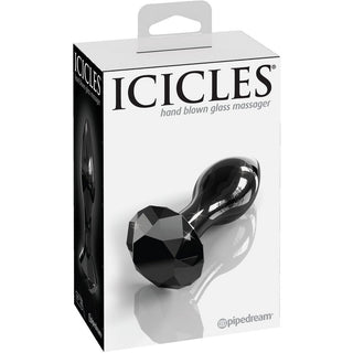 Icicles No 78 Glass Plug 2.9" - Black - Circus of Books
