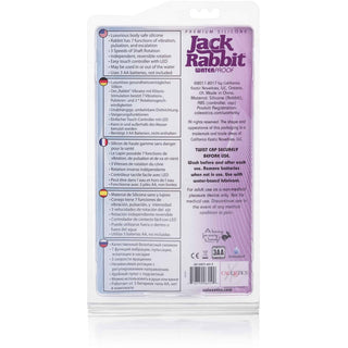 Jack Rabbit Silicone Rabbit - Purple - Circus of Books