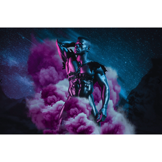 JJ Malibu - Feather Shoulder Harness w/ Metal Ring Details - Circus of Books