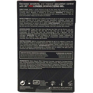 JO Prolonger Benzocaine Free Desensitizing Gel Spray 2oz - Circus of Books