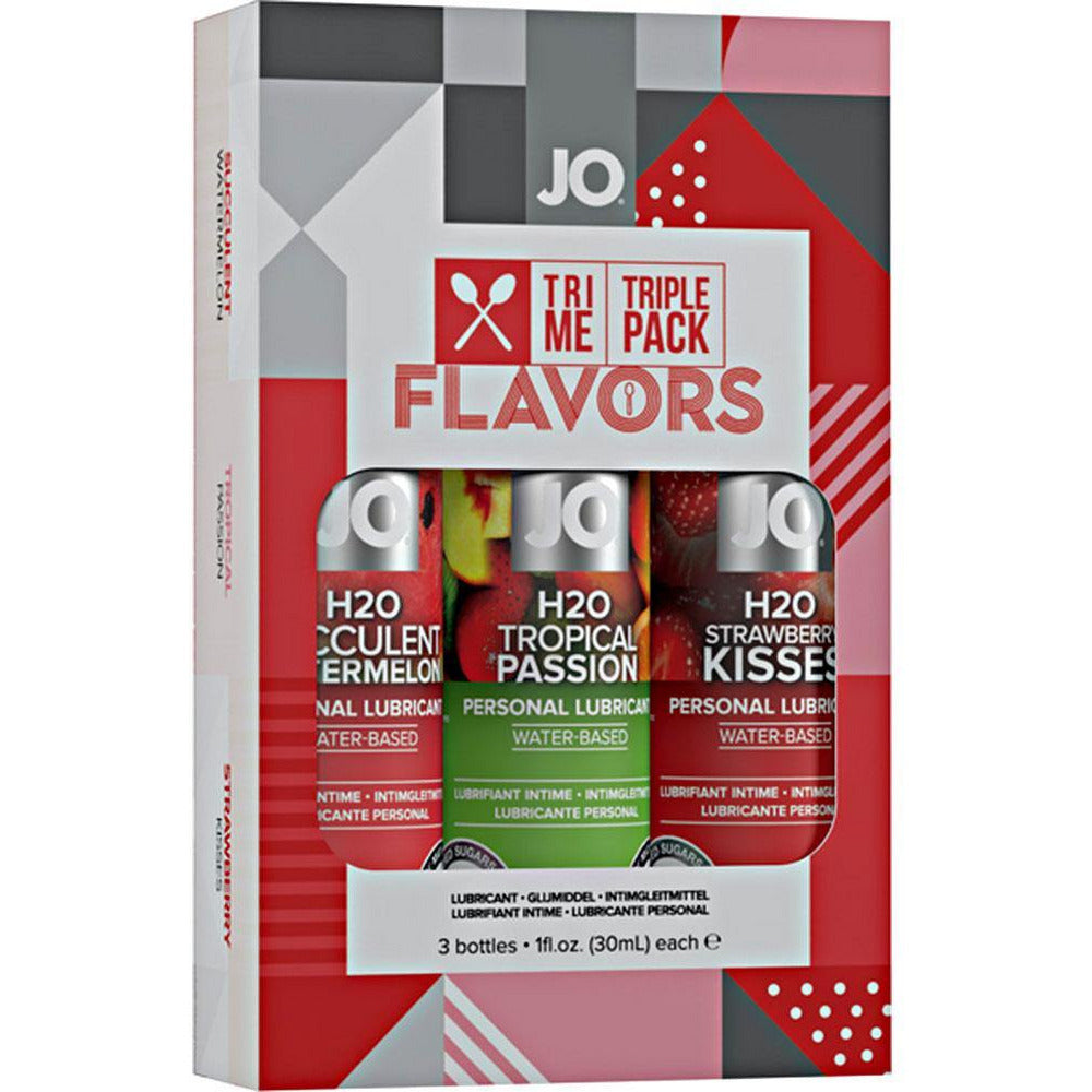 JO - Tri Me Triple Pack - Flavors - Watermelon, Tropical Passion, Strawberry 3-1oz Bottles - Circus of Books
